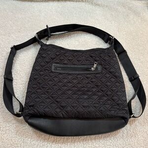 Elegant Black Quilted Shoulder Bag